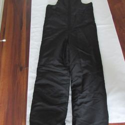 Youth 7/8 Black Snow Bibs, The Children's Place