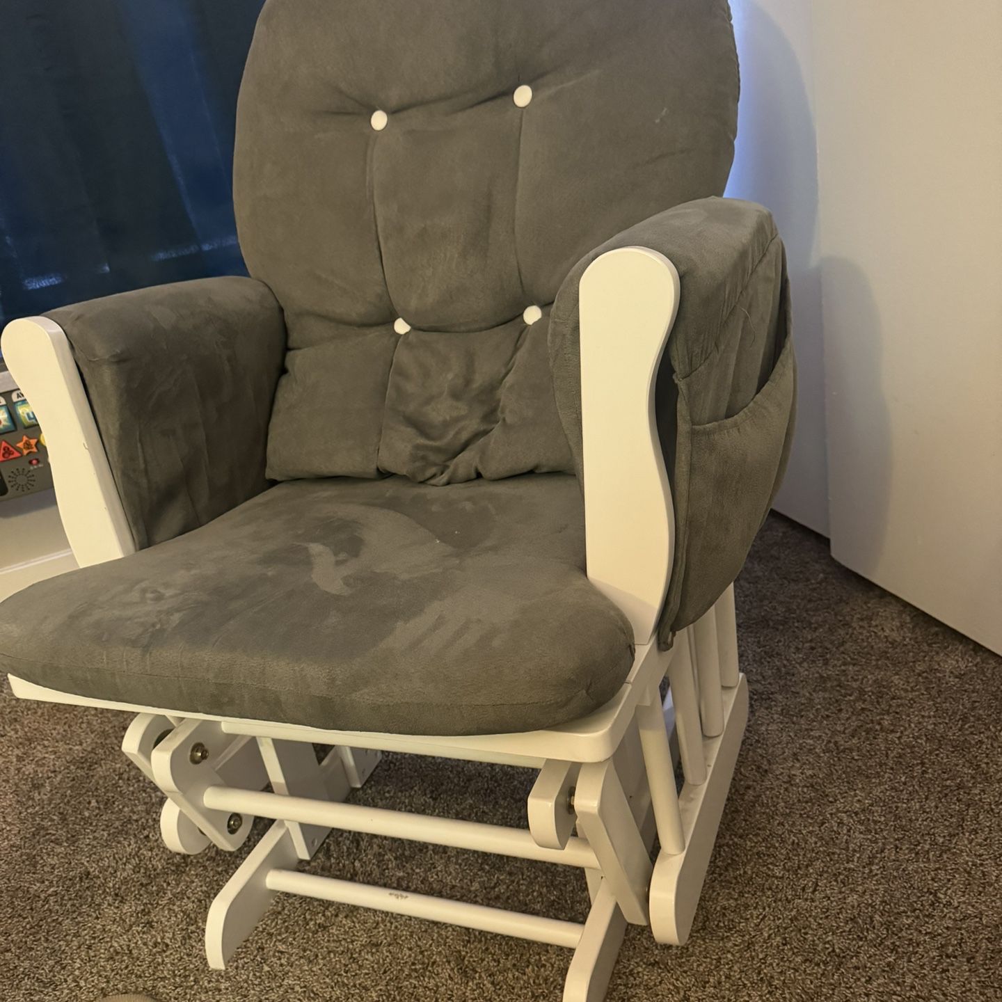 Full Set Grey Rocking Chair