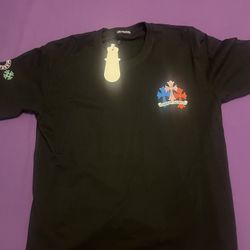 Chrome Hearts Cross Cemetery Tee 'Black/Multicolor'