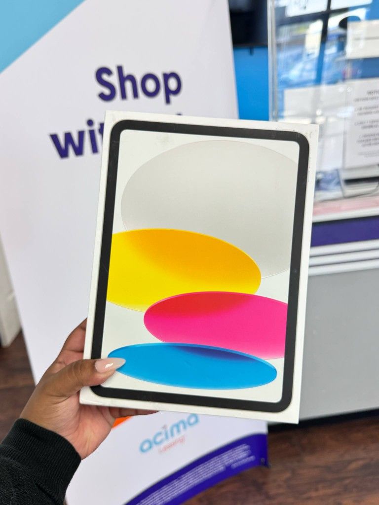 Apple IPad 10th Generation Tablet Gen - $1 To Take it Home same Day and Pay the Rest later!- $1 To Take it Home same Day and Pay the Rest later!