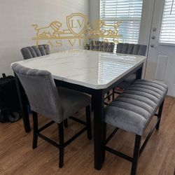 New Furniture Dining Set Table And Chairs 