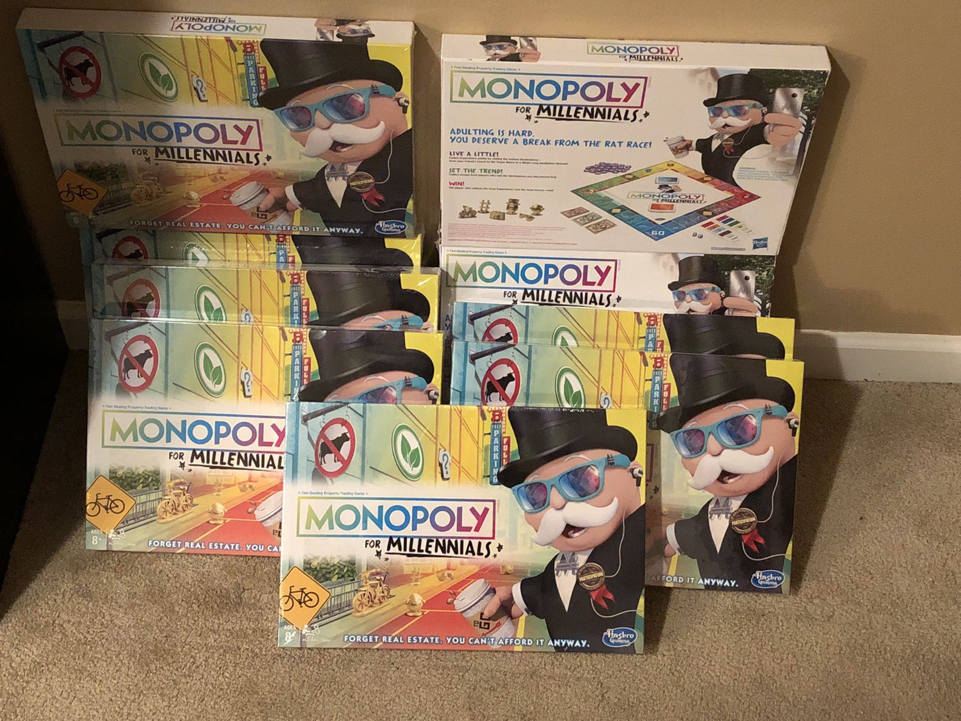 MONOPOLY FOR MILLENIALS $18