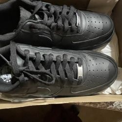 Black Nike Air Forces Size 10 