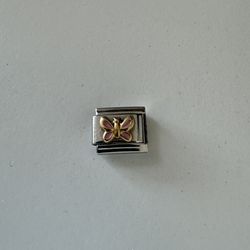 Butterfly Charm For Italian Charm Bracelet