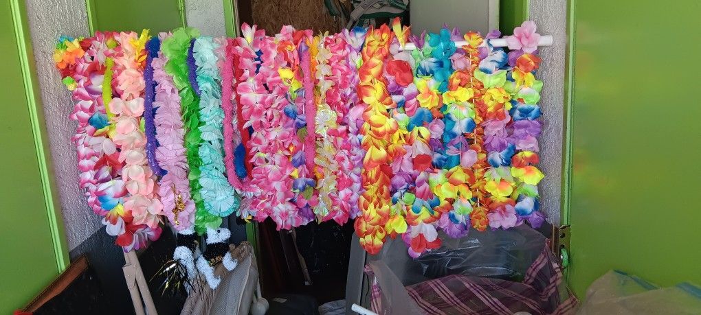 42 Leis And 4 Bracelets And 1 Bead