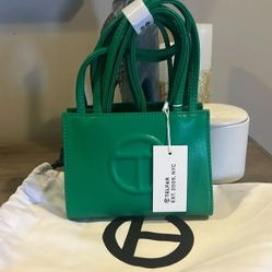 Telfar Small Size Shopping Bag-Green