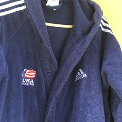 Adidas Navy Blue Robe Boxing Competition  Medium 