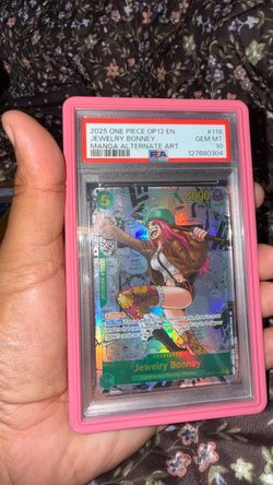 PSA 10 Jewelry Bonney One Piece OP12 Manga Alternate Art