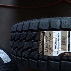 4 New Tires 235/70/16 Grit Master Tires