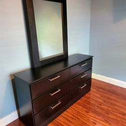 NEW DOUBLE DRESSER- With MIRROR--ASSEMBLED