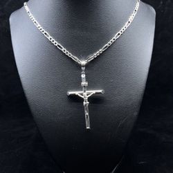 Crucified Jesus Silver Pendant 