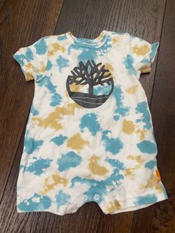Boys timberland shorts romper size 3/6 months #2