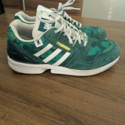 Bape x Undefeated x adidas ZX 8000 Camo Size 11