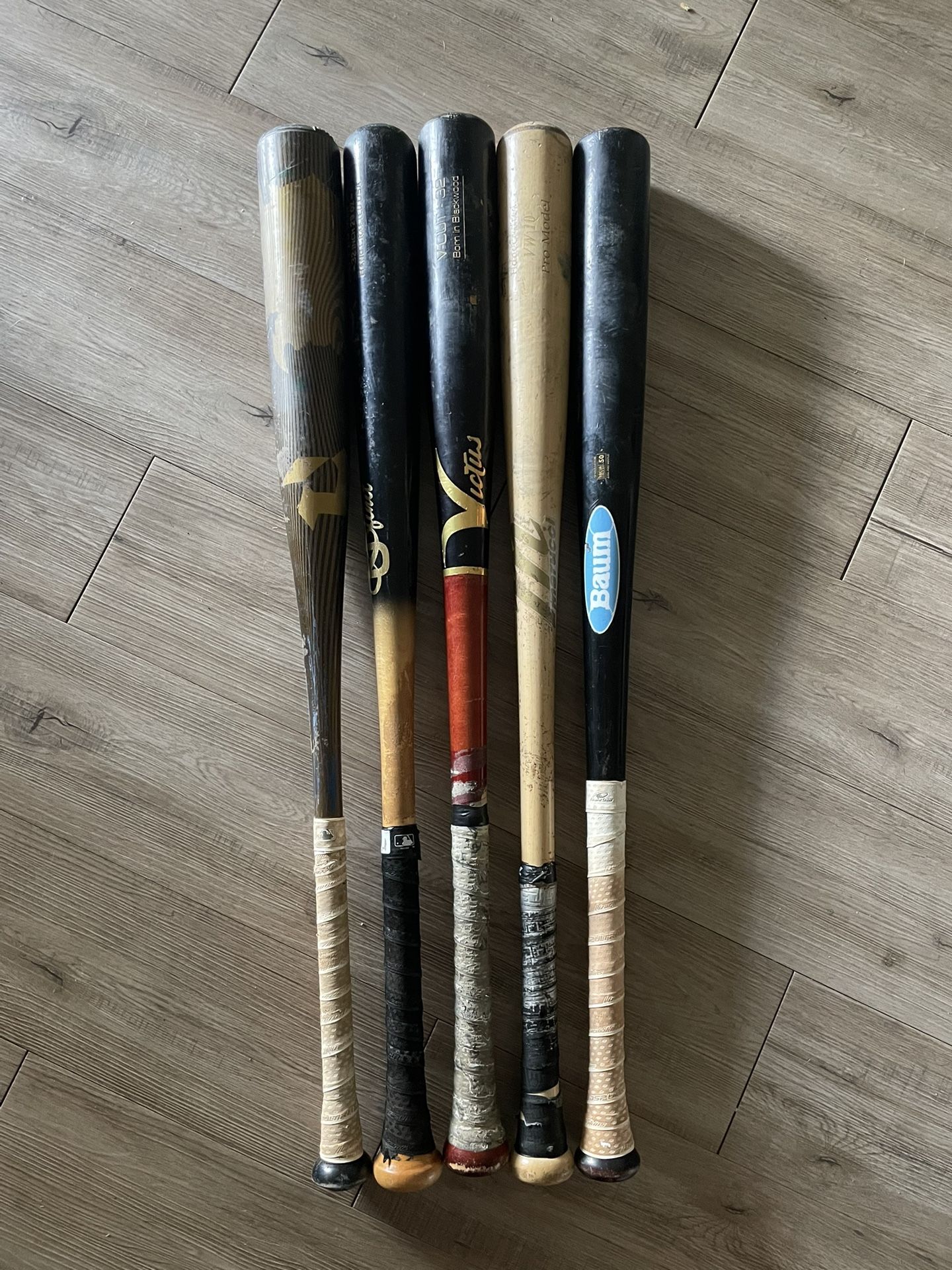 Baseball Bats 32” Wood And Bbcor