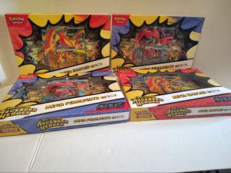 .4 Pokemon TCG Ascended Heroes Mega ex Box Bundle Feraligatr Emboar New 50$ ea.