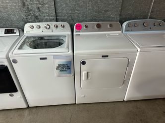 Washe and gas dryer set
