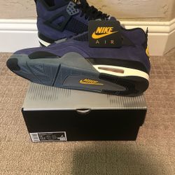  jordan 4 lakers size 12 brand new 