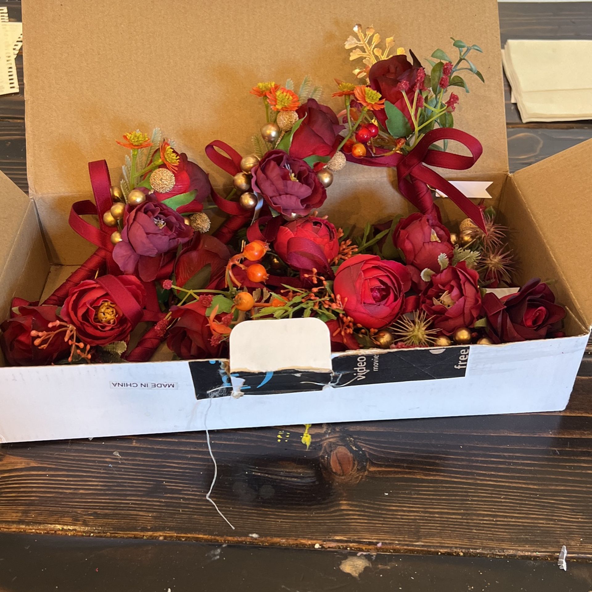 Floral boutonniere Set