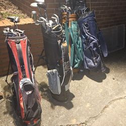 Golf Clubs! 15 Complete Sets Lots Of Odds And Ends