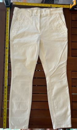 NEW LOFT Petite 8P Skinny Jeans – Cream/Vanilla – Style 70206