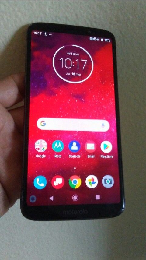 Motorola Moto Z 3 UNLOCKED. Android Phone Workinf Great 64gb Any Sim Any Country USA MEXICO South AMERICA Panama Salvador Telcel Tigo Claro