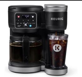 Keurig K-Duo Hot & Iced Single Serve & Carafe Coffee Maker, MultiStream Technology, 72oz Reservoir (