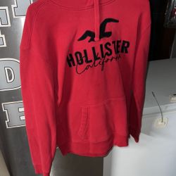 Red Hollister Hoodie ( LOOK AT DESCRIPTION)
