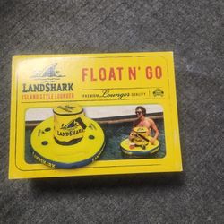 LandShark Float N' Go Inflatable Pool Cooler & Lounger