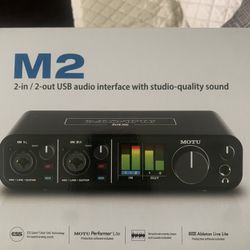 Motu M2 Audio Interface 