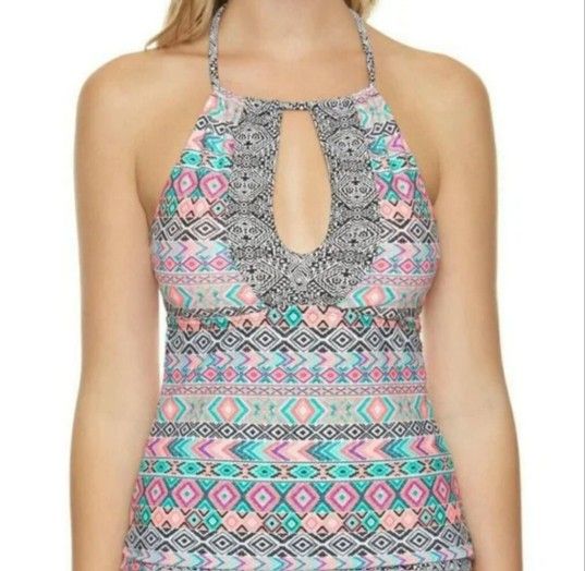 Malibu Dreamgirl 2-Piece Halter Tankini Size L