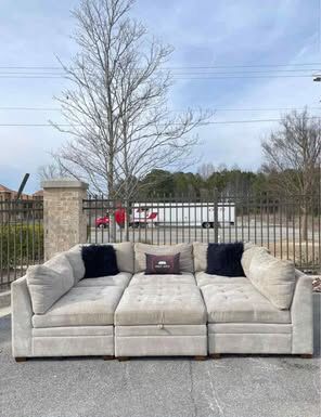 Full-Sized, Grey Sectional from Ashley Furniture