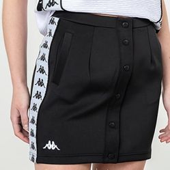 Kappa Banda Baquima Black Mini Skirt Size L 