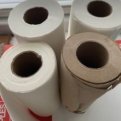  4 Partial Large Paper Towel Rolls - Thick Good quality 