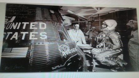 Mercury 7 Signed Photograph