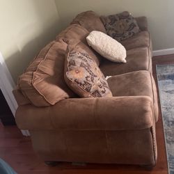 Brown Rustic Sofa