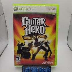 Guitar Hero World Tour ( Microsoft Xbox 360, 2008 ) - CIB -