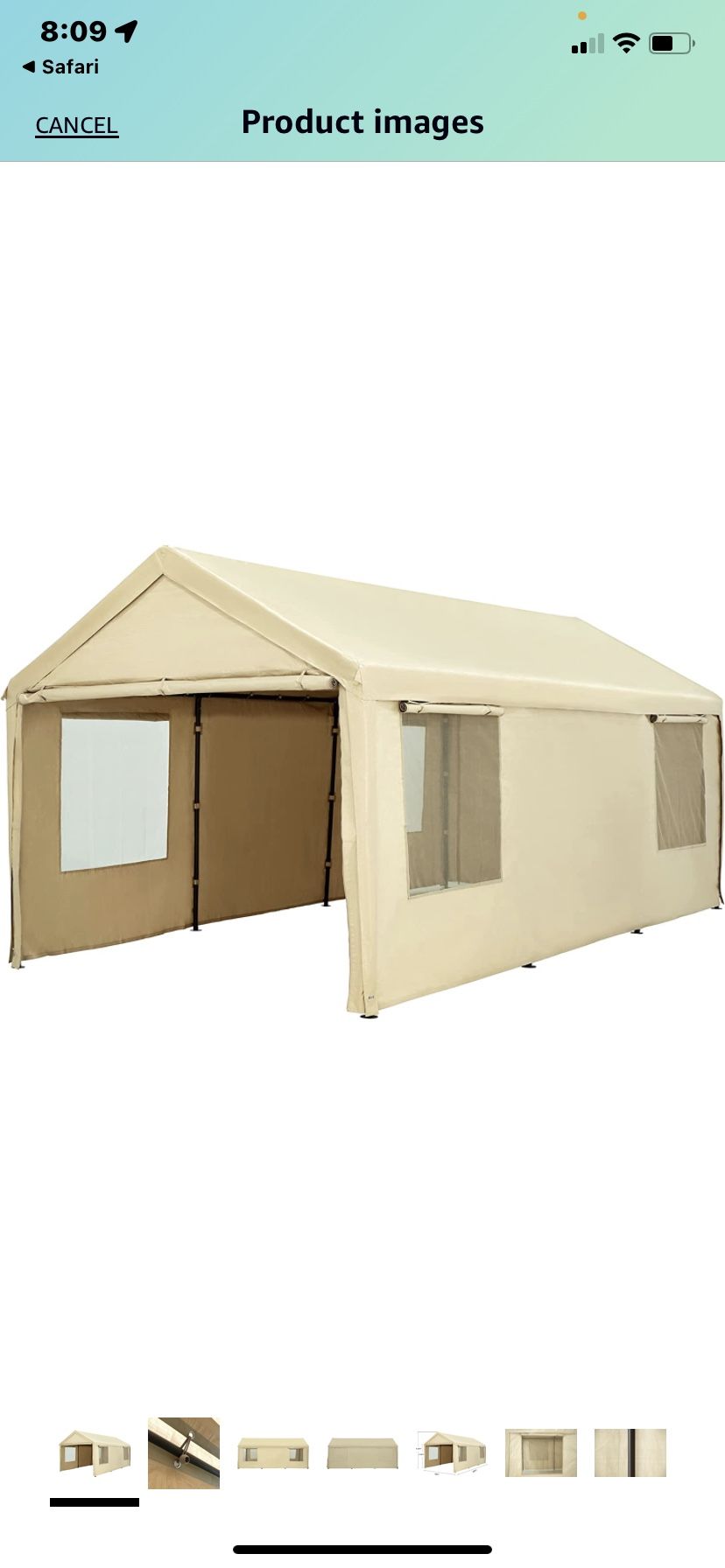 10 X 20 Costco Canopy Frame Only