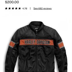 XXXL Harley Davidson Jacket (To big on me now. )
