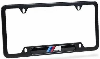 Bmw metal lisence plate frame