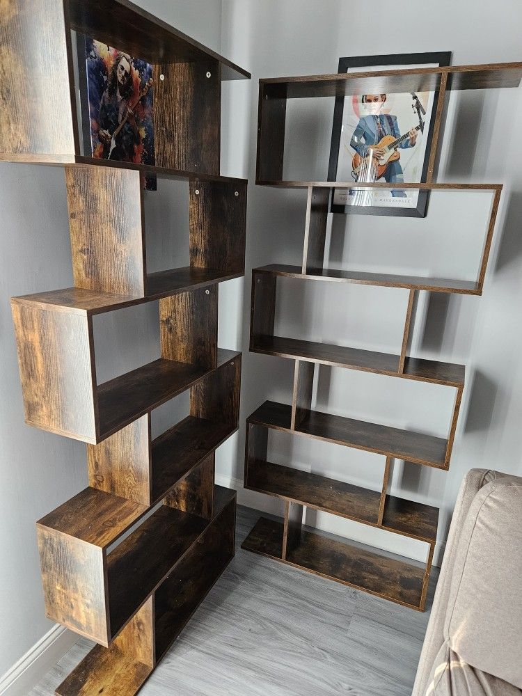 Wooden Bookshelves