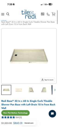 Tile Redi Shower Pan