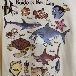 Finding Nemo Men’s 3XL Fish Guide Shirt (Queen Creek)