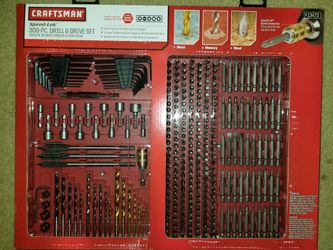 Craftsman drill bit online set 300 piece
