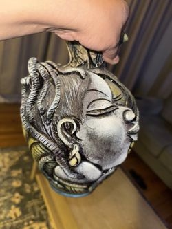 Handmade Art Vase Jamaican Wassi