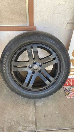 Tire and rim