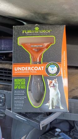 FURminator Undercoat deShedding Tool Medium Dog Long Hair