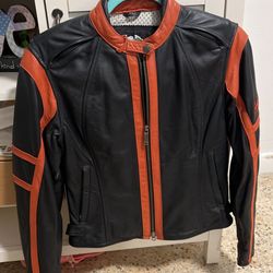 Harley Davidson leather jacket size sx