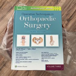 ORTHOPAEDIC SURGERY THIRD EDITION Volume 3 READ ALL BELOW 