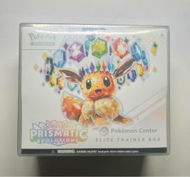 Prismatic Evolutions Pokemon Center Elite Trainer Box