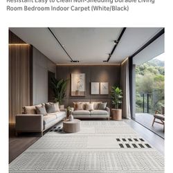 9x12 Luxury Geometric Pattern Large Micro Loop Area Rug (NEW)